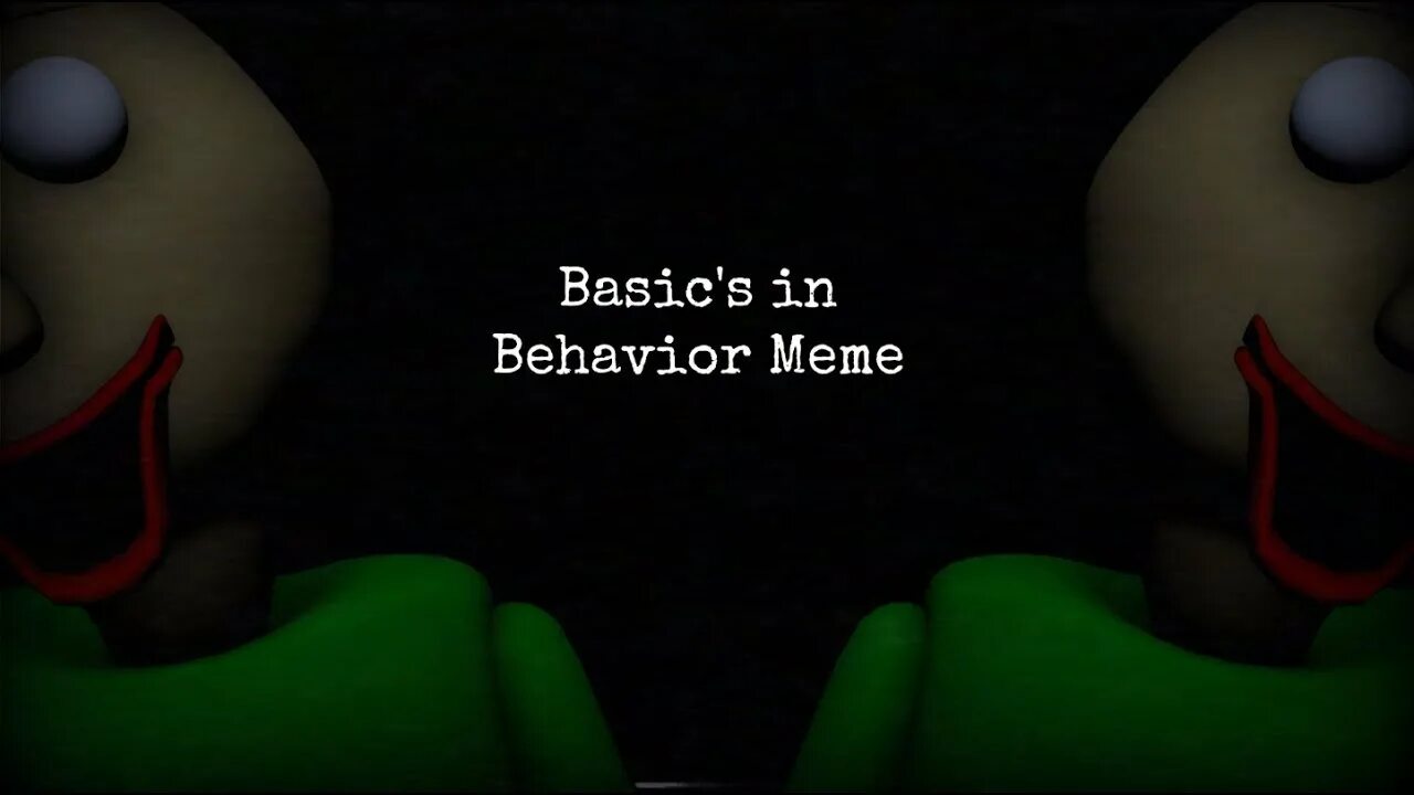 Песня basics in behavior. Basics in Behavior персонажи. SFM BBIEAL Baldi's Basics the Musical. Playtime Baldi SFM.