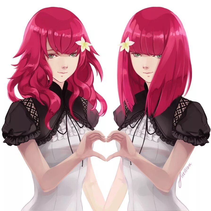 Близняшки из адского босса. Devola. девола ниер. nier devola and popola. nier automata близняшки popola devola.