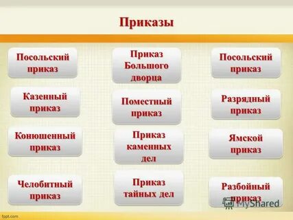Казенный приказ