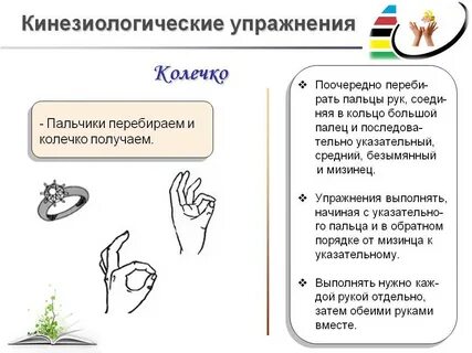 Картотека кинезиологических упражнений