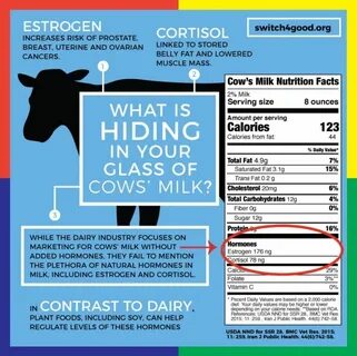 Milk Nutrition Facts, Vegan Nutrition, Cows Milk Allergy, Dairy Industry, D...