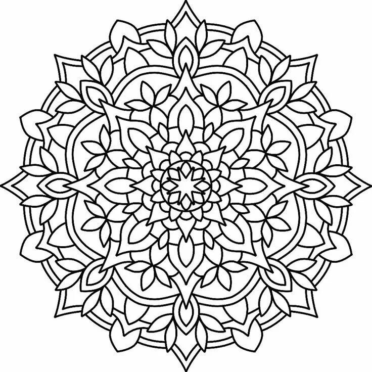 Art Supplies Geometric coloring pages, Abstract coloring pages, Adult coloring p