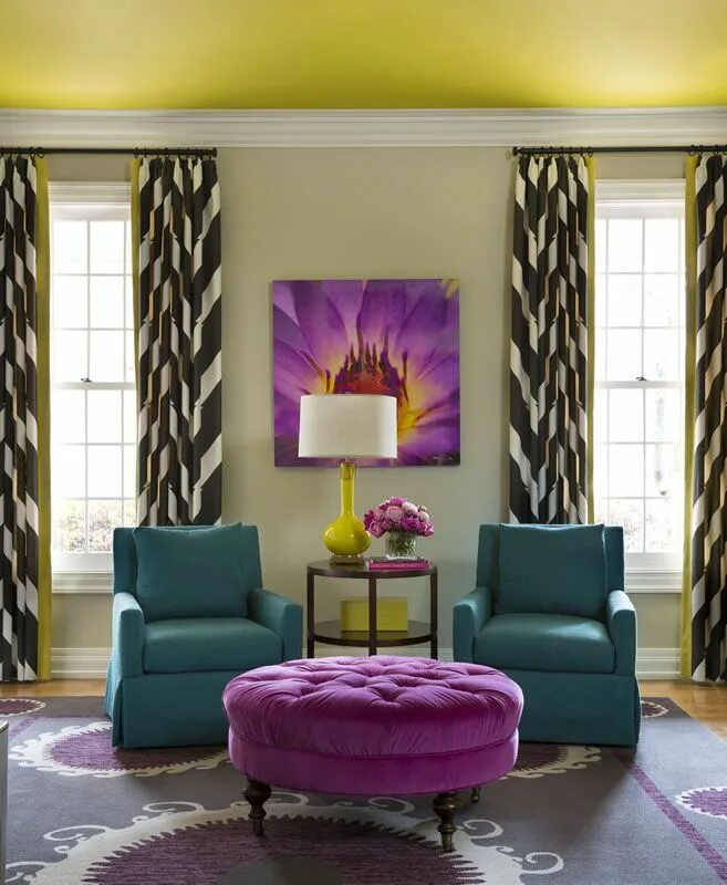 Какой цвет сочетается с фуксией в интерьере 5 Fast Ways to Get your Home New Year Ready BetterDecoratingBible Eclectic din