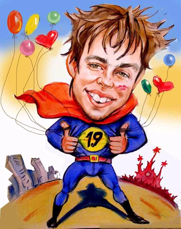 шарж на день рождения мужчине прикольные. шарж юбилей. шарж с днем рождения. дружеские шаржи на день рождения. креативные шаржи на юбилей.