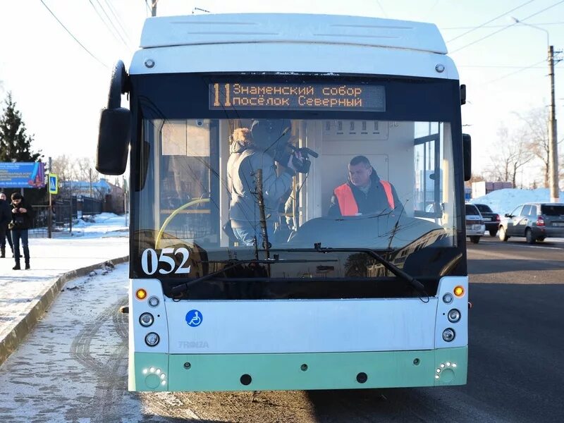 Электробус 11. Электробус Курск. Новый 11 троллейбус Курск. Троллейбус 055 Курск.