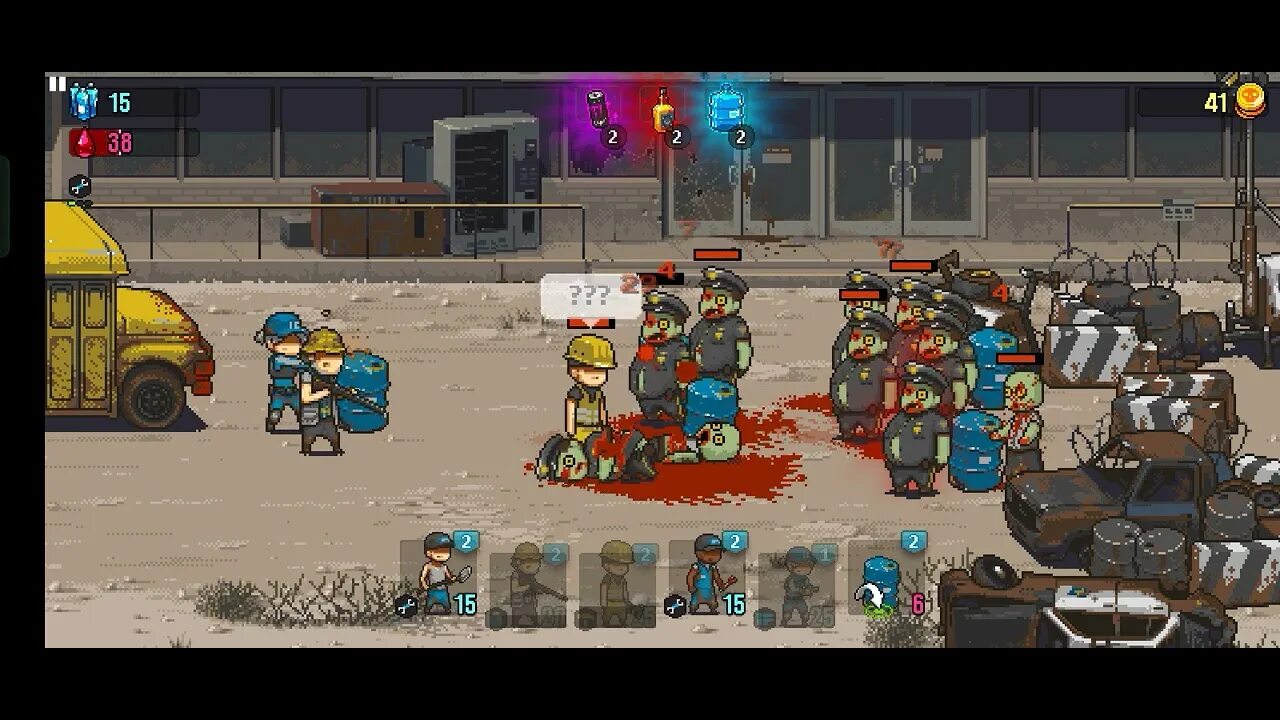 Dead ahead zombie warfare меню