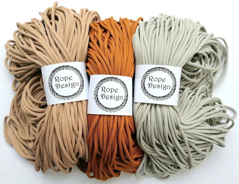 Макраме 5 мм. Macrame cord 5mm №800. полиэфирный шнур макраме. нитки для макраме. шнур для макраме.