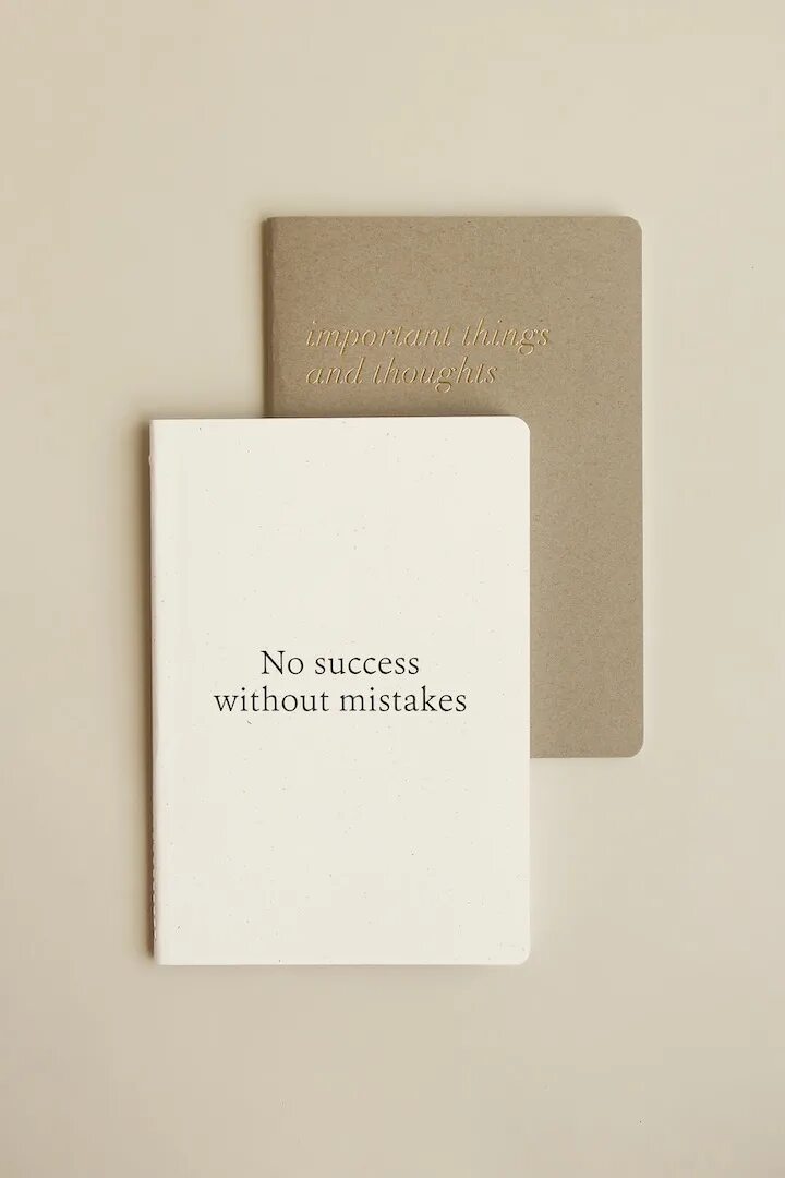 No success. No success without mistakes блокнот купить. Without mistakes