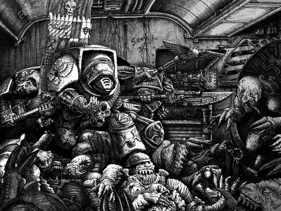 Старый вархаммер 40000. Кинебрахи вархаммер 40000. Титаны вархаммер 40000. Старейшие вархаммер. Скваты вархаммер 40000 арт.