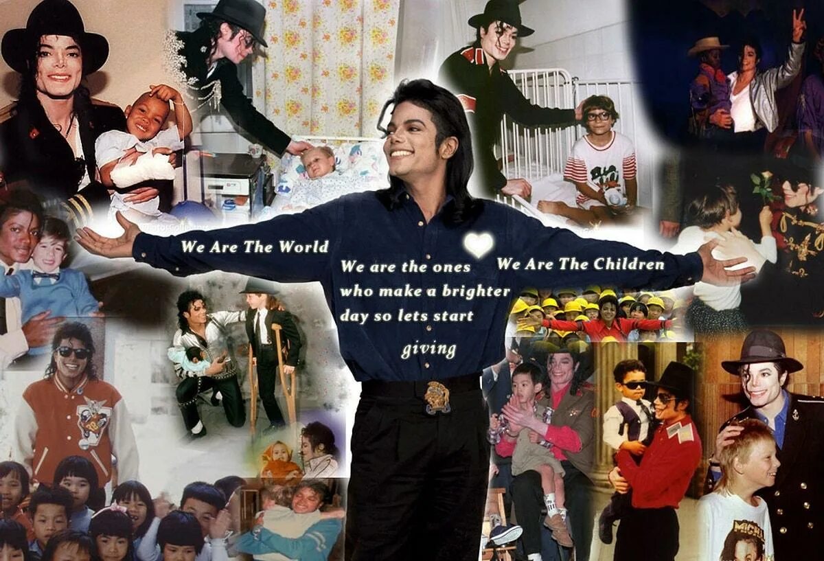 Песня we are the world. Майкл Джексон we are the World. Майкл Джексон 1985. Майкл Джексон we are the World концерт. Майкл Джексон 1997 год.