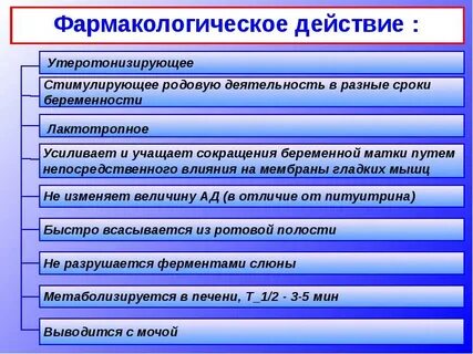 Утеротонические препараты