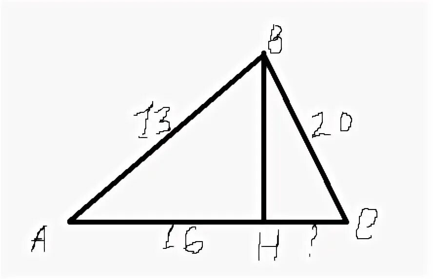 Треугольник ABCH Ah=16см BH=25. По т Пифагора BH 2 = ab2- Ah. Рисунок 544 найти СН. Рисунок 549 найти Ch AC.