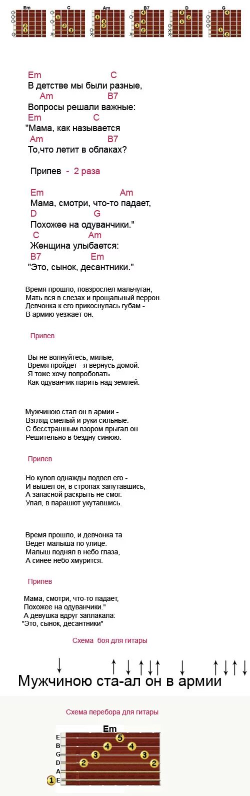 Мне мама в детстве аккорды. Аккорды армейских песен под гитару. Одуванчики аккорды. Армейские песни аккорды для гитары. Одуванчики текст аккорды.