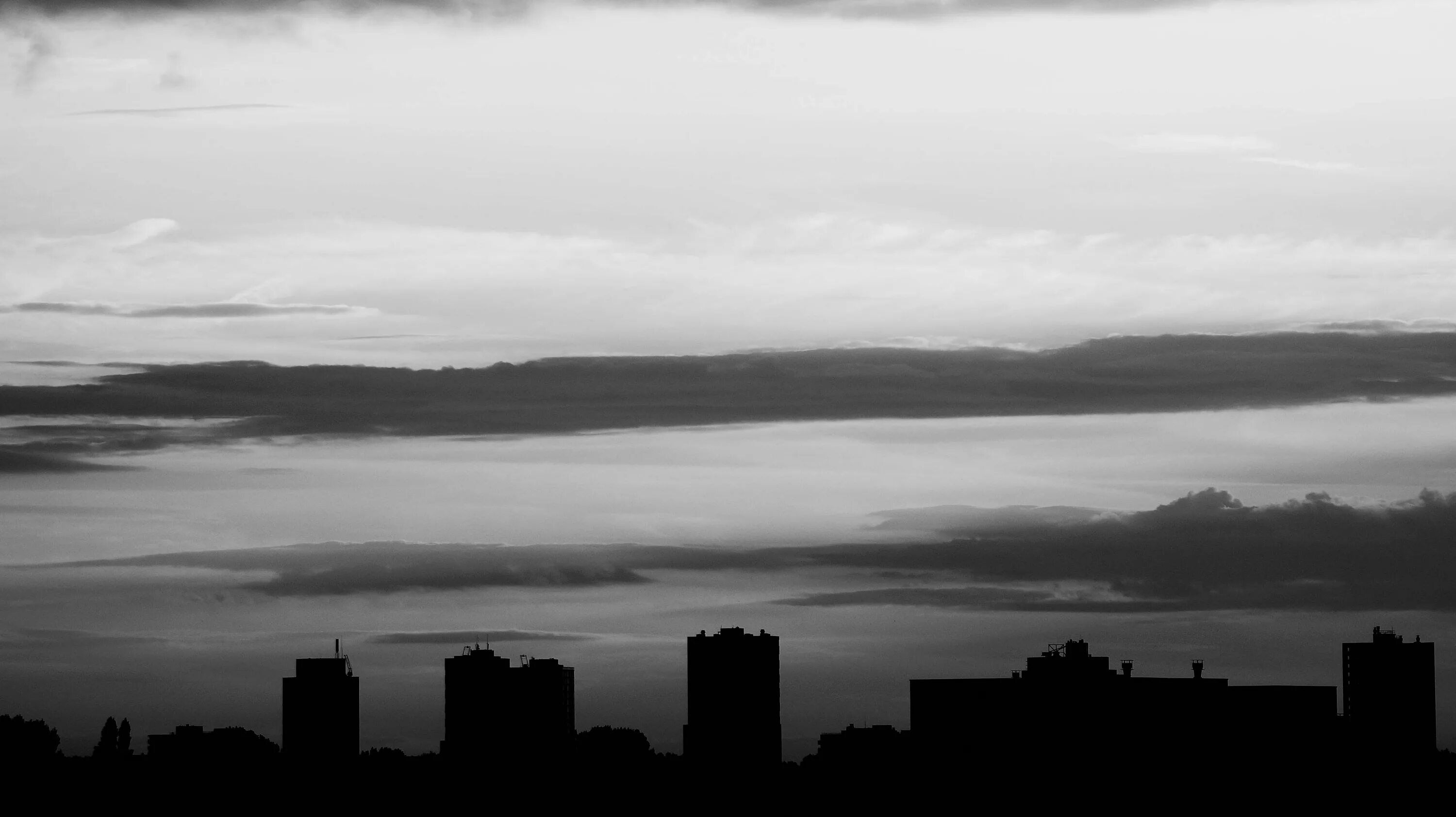 Monochrome sky