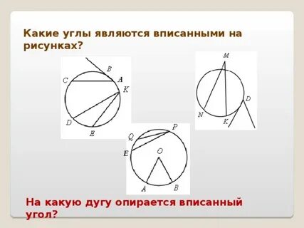 Дуга опирающаяся на диаметр
