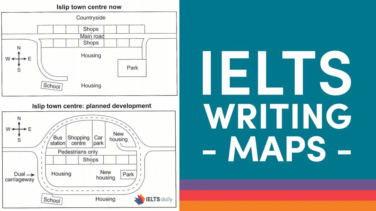 Ielts task 1 maps. Map ielts. ielts writing task 1 map. islip town centre ielts writing. describing a map ielts.