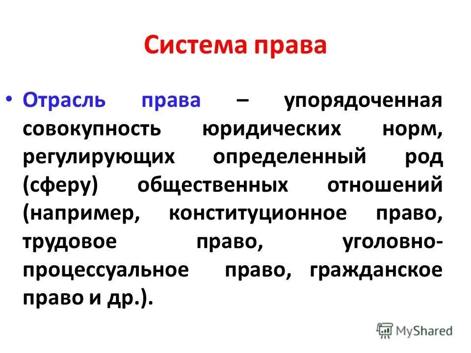 Гражданское процессуальное право это совокупность правовых норм