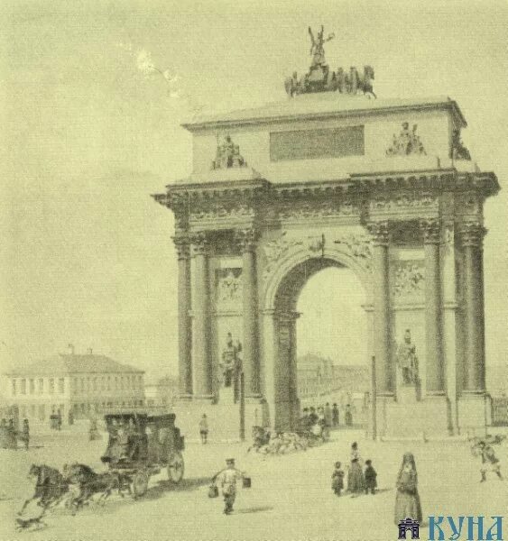 Триумфальная арка 1812. Триумфальная арка в москве 1812. арка в честь победы над наполеоном в москве. франция триумфальная арка 1812. и. о. бове — триумфальная арка в честь победы над наполеоном..