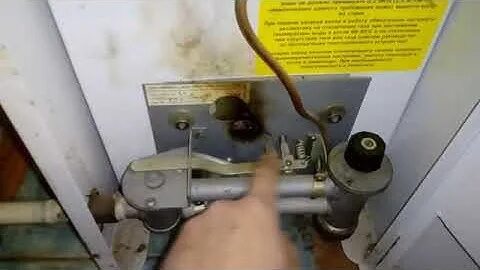 Как включить газовый котел видео