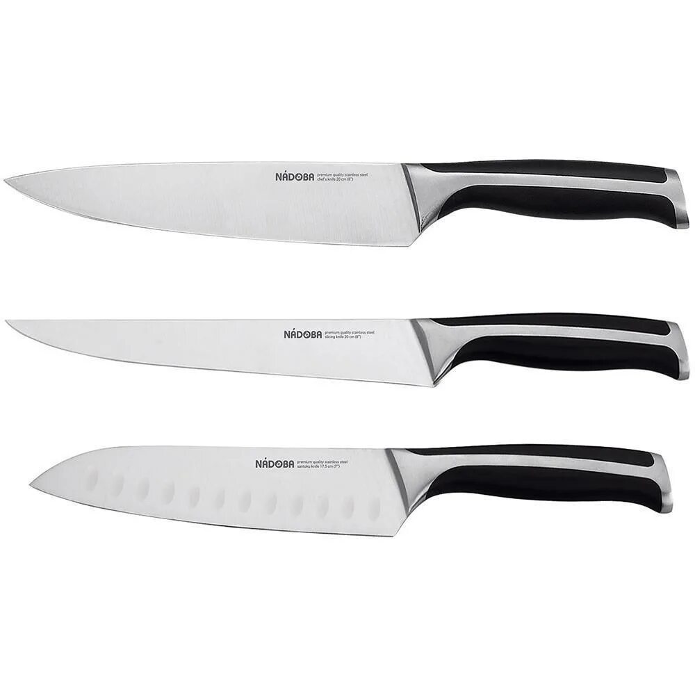 Nadoba 723031. Nadoba ursa 13 см нож сантоку. Нож nadoba helga сантоку. Набор ножей надоба урса. Нож nadoba jana поварской.