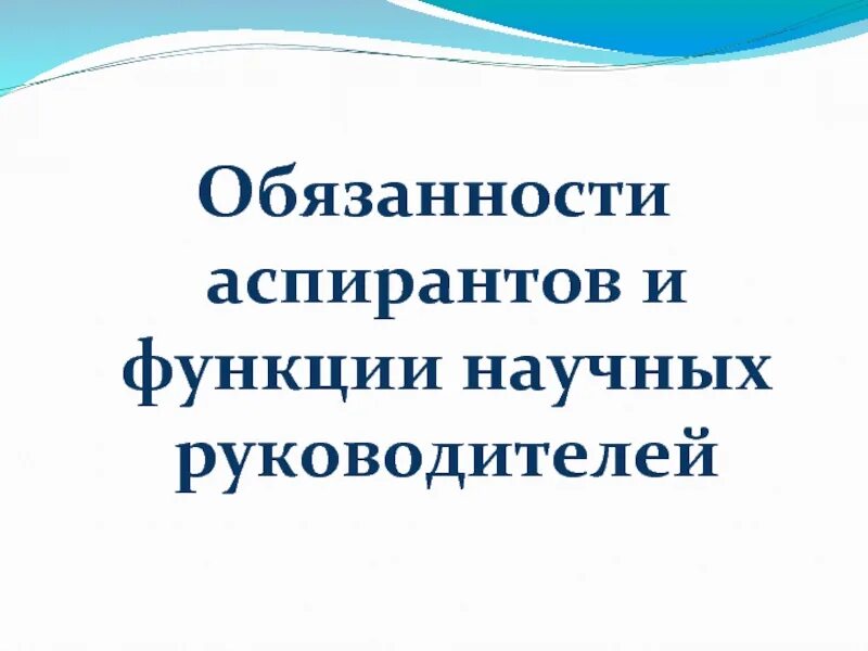 Роль научного руководителя в проекте