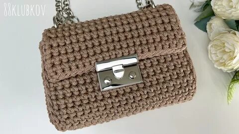Сумки из шнура крючком
