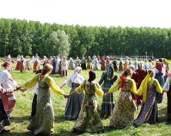 Ладодение славянский праздник. Славянский хоровод. Славяне хоровод. Старославянский хоровод.