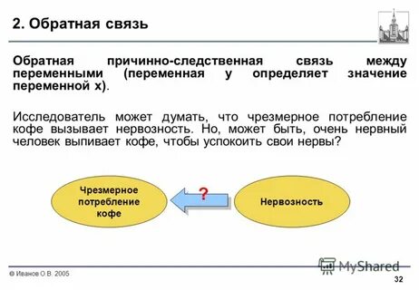 Причина следственная связь пример