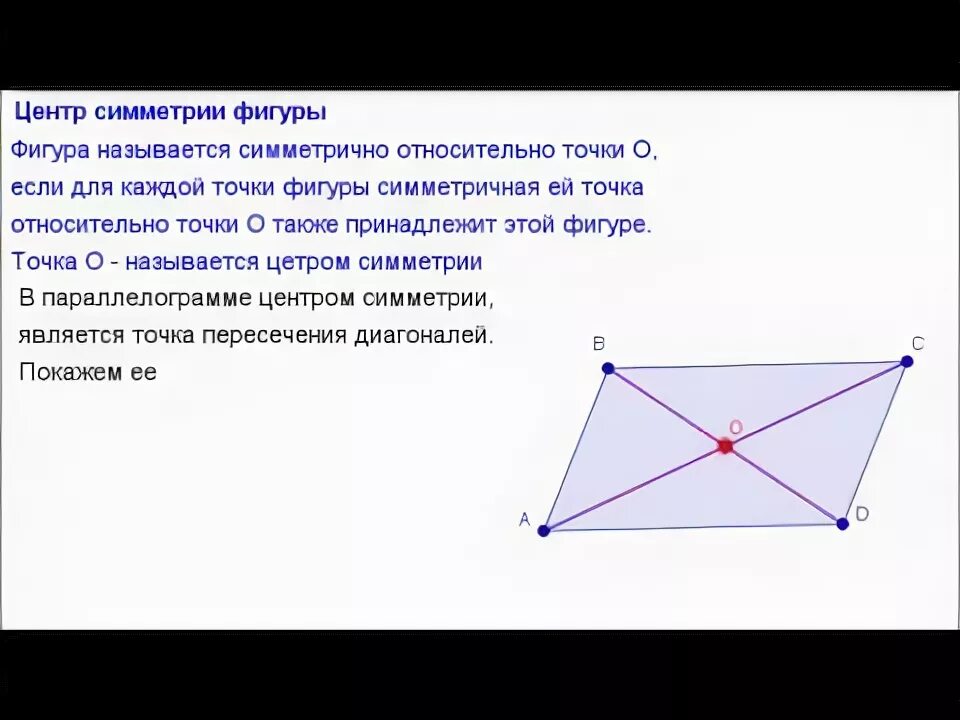 Симметрия ромба относительно прямой ав. Симметрия ромба относительно прямой ав