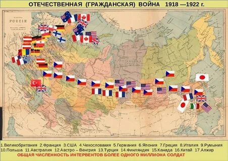 Какие страны в 1922 году
