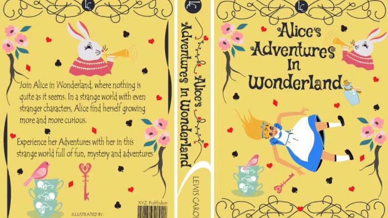 Алиса в стране чудес 9 глава. Alice in Wonderland книга. Алиса в стране обложки книг. Алиса в стране чудес обложка книги. Alice in Wonderland book Cover.