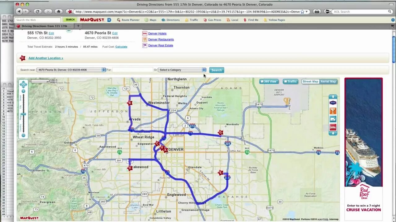 Гугл карты Денвер. Маршрутизатор планировщик карта гугл. Route planning on Maps in Robotics.. Route Card planning.