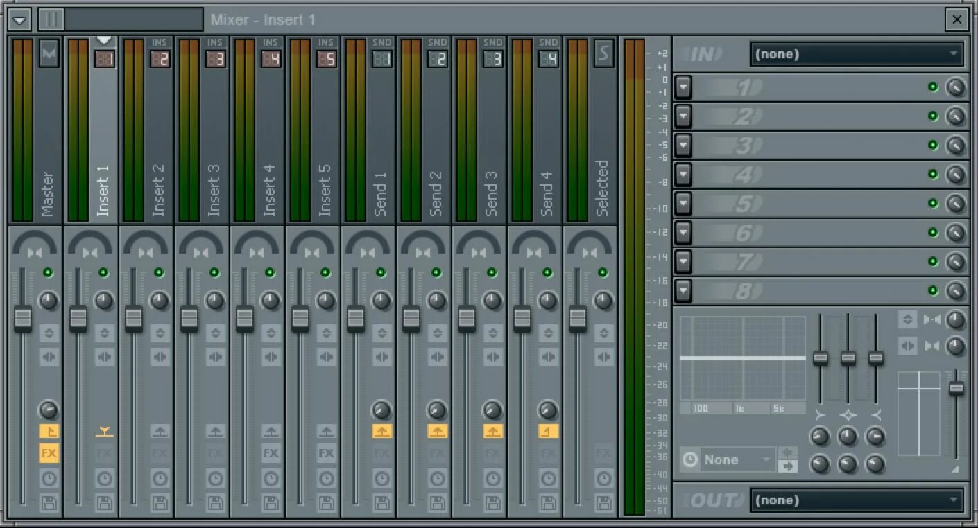 Fl studio mix. Микшер фл студио 20. Микшер в FL Studio 20. Фл студио 1998. FL Studio 21 Mixer.