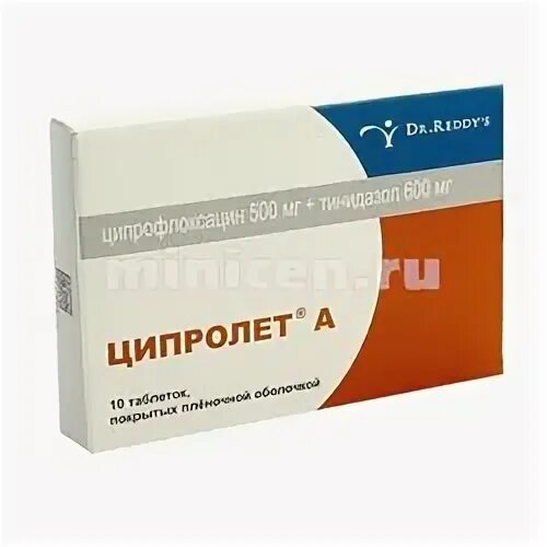 Ципролет а рецепт