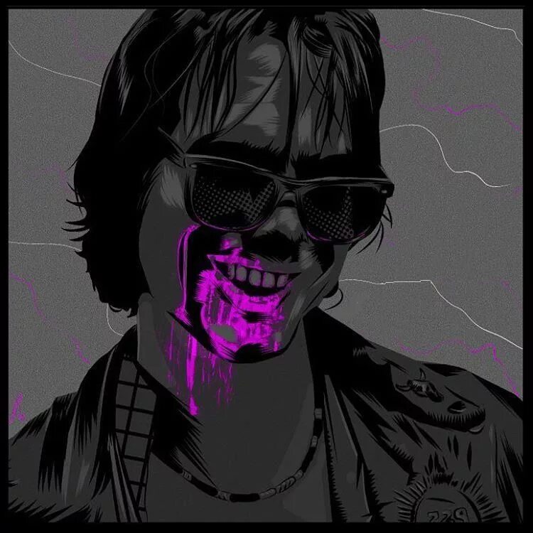 Near dark. Молодой человек в очках арт хоррор. Near Dark 1987 poster.