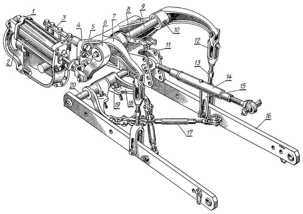 Чертеж трактора т-40. Задняя навеска трактора ЛТЗ т40 схема. Навеска трактора т25 устройство. Навеска трактора т 40 чертежи. Задняя навеска т40