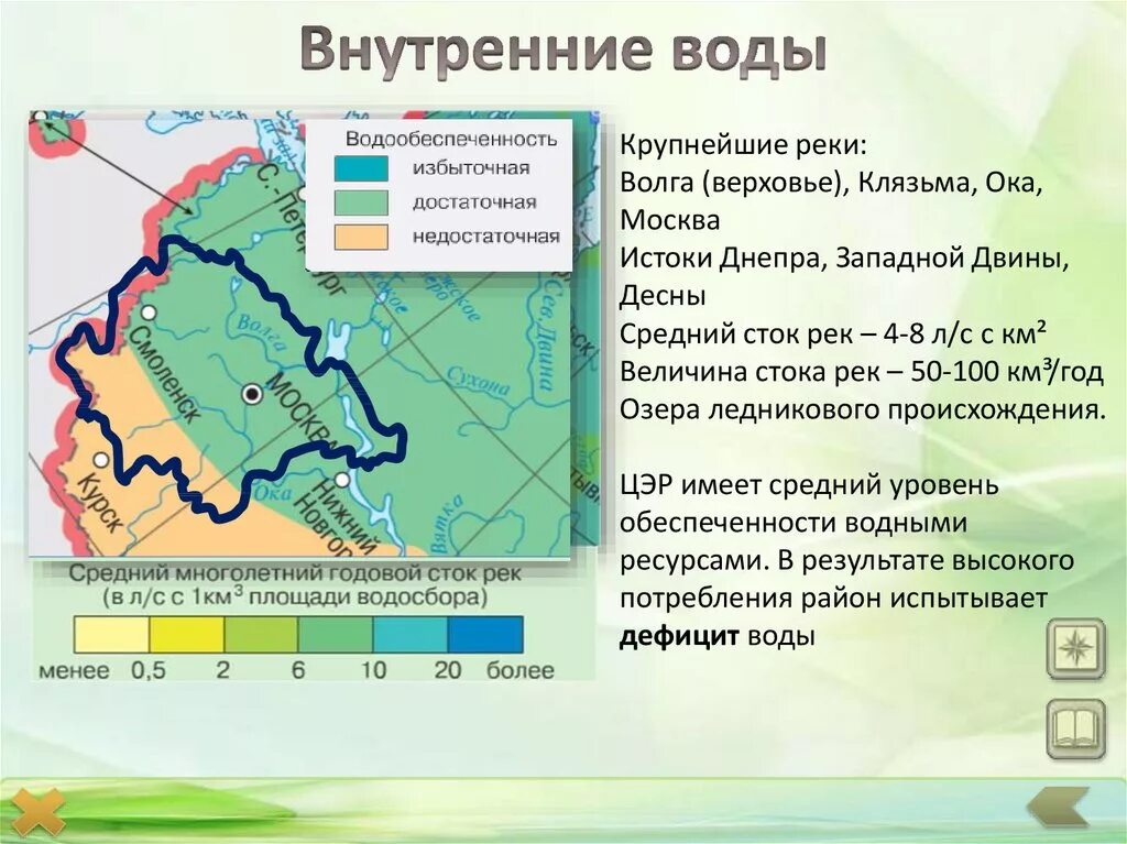 Климатическая карта центрального экономического района. Центральный экономический район презентация. Центральный экономический район климат. Внутренние воды центральной России. Прилежащую зону и внутренние воды