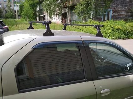 Крепление багажника рено логан 1