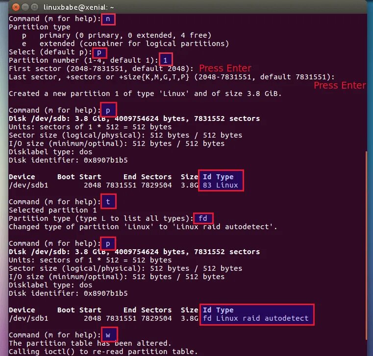 Extended fdisk 0. Default partition. Default partition. Clear os. Storage configuration.