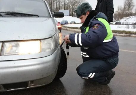 Какой штраф за езду на зимней