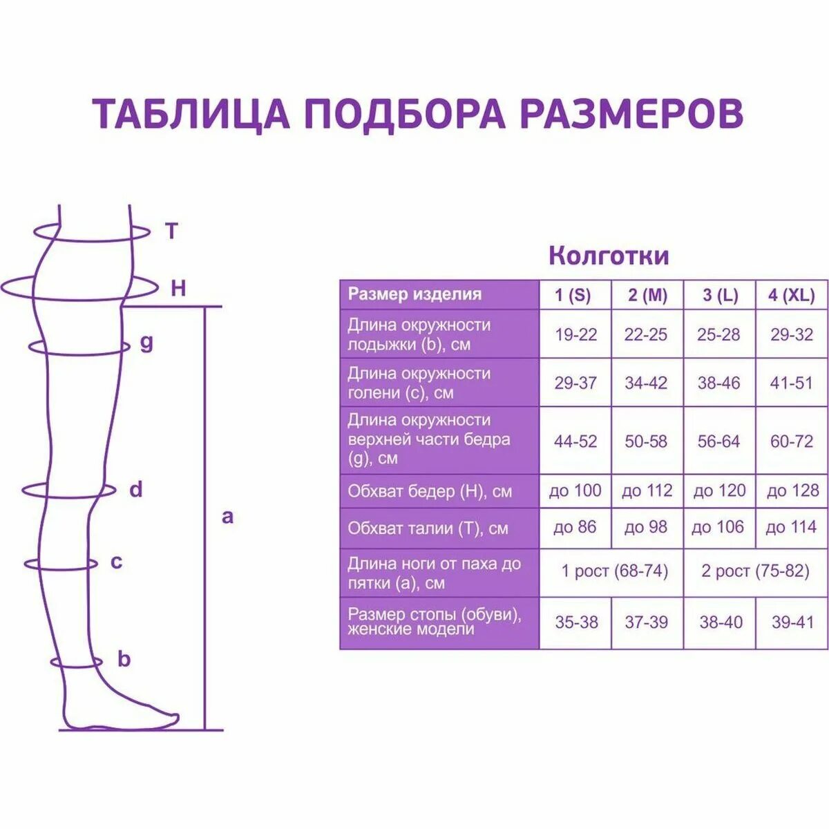 Би Велл Рехаб Чулки антиэмболические 1кл. р.4 белый JW-216 купить в Москве по це