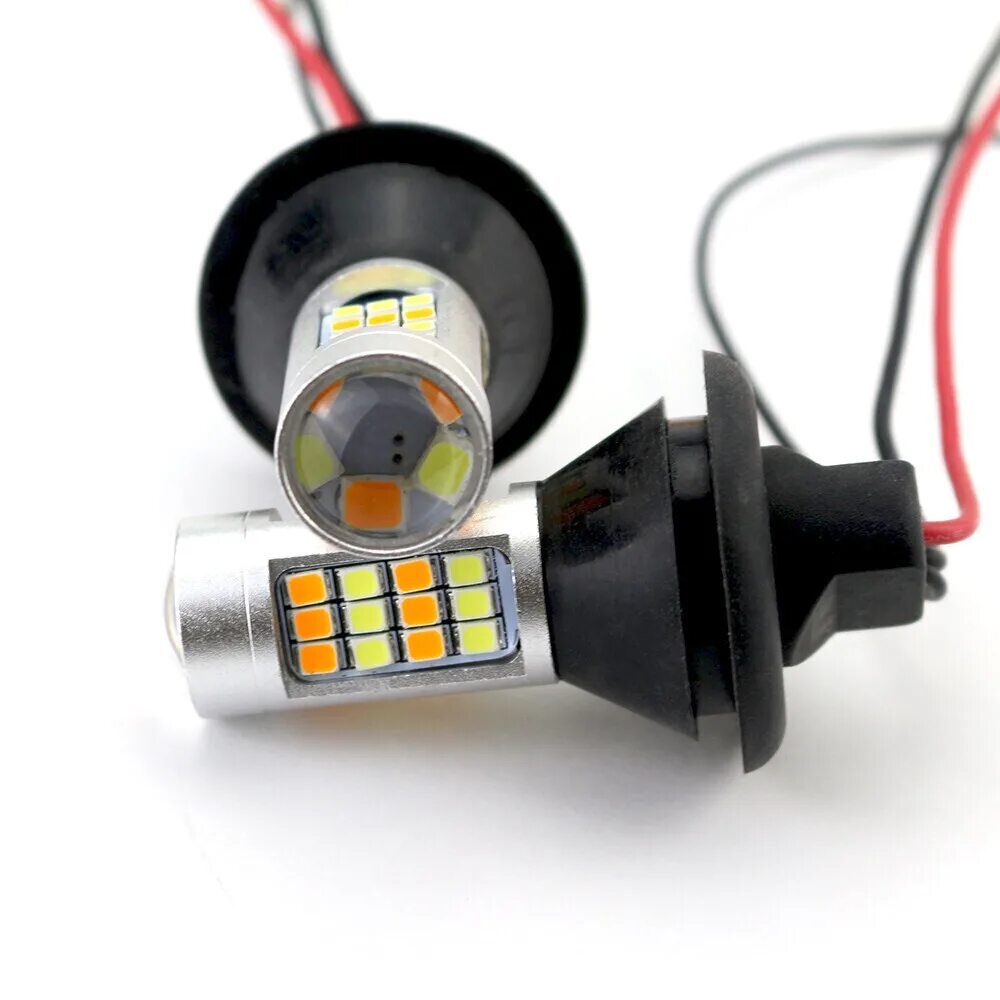 Ходовые огни поворотник t20 Canbus. Дневные ходовые огни py21w 42smd 12v 2835 White/Yellow. ДХО В поворотники 2 в 1 цоколь 7440 wy21w (t20) светодиодные. Светодиодные лампы t25 bau15s ДХО В поворотники (2 в 1) 42smd 2835 бело-желт..