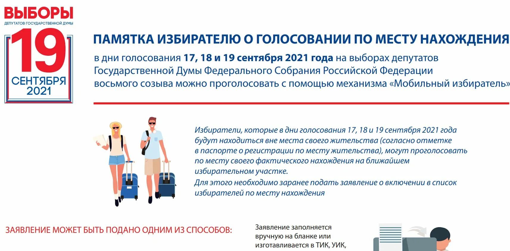 Заявление о голосовании по месту нахождения 2024. Памятка избирателю о голосовании по месту нахождения. Памятка избирателю 2021. Памятка день голосования. Голосование по месту нахождения на выборах 2021.