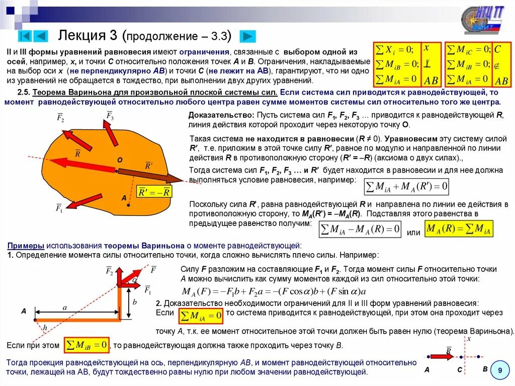 Дать определение системы силы. Равнодействующая сила теоретическая механика. Равнодействующая система сил теоретическая механика. Равновесие системы сил теоретическая механика. Теорема Вариньона о моменте теоретическая механика.