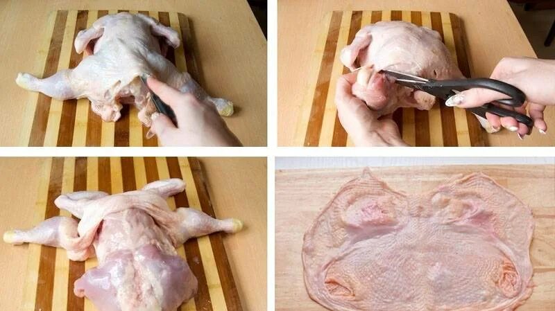 Как потрошить домашнюю курицу