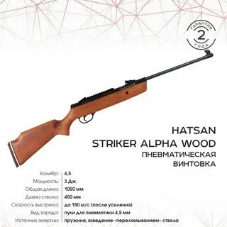 Пневматическая винтовка характеристики
