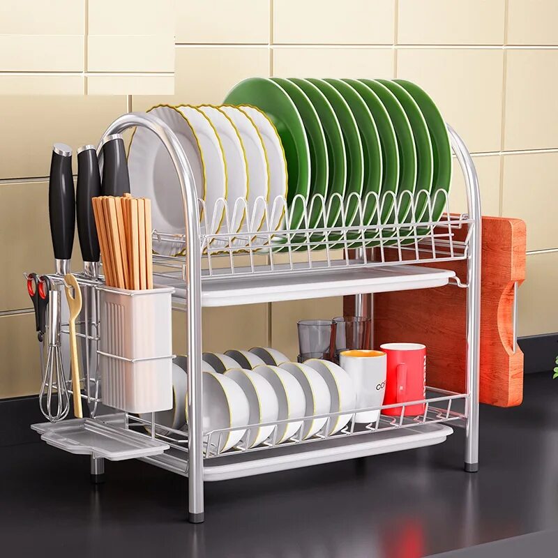 Сушилка для посуды ALIEXPRESS 304 Stainless Steel Kitchen dish Drainer. Сушилка для посуды Stainless Steel dish Rack. Сушилка для посуды, o'Kitchen арт. 5036013. Скшилкадля посуды sus 304. Купить навесные сушилка для посуды