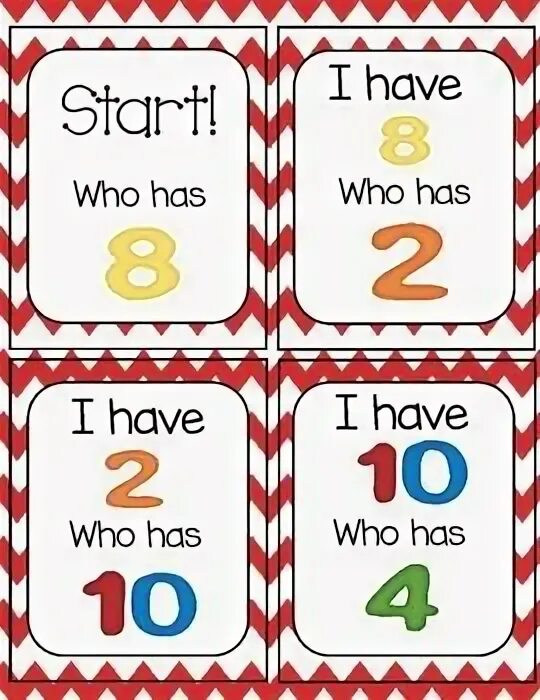 Can i have you number. Карточки who has numbers. карточки i have who has. who карточка.