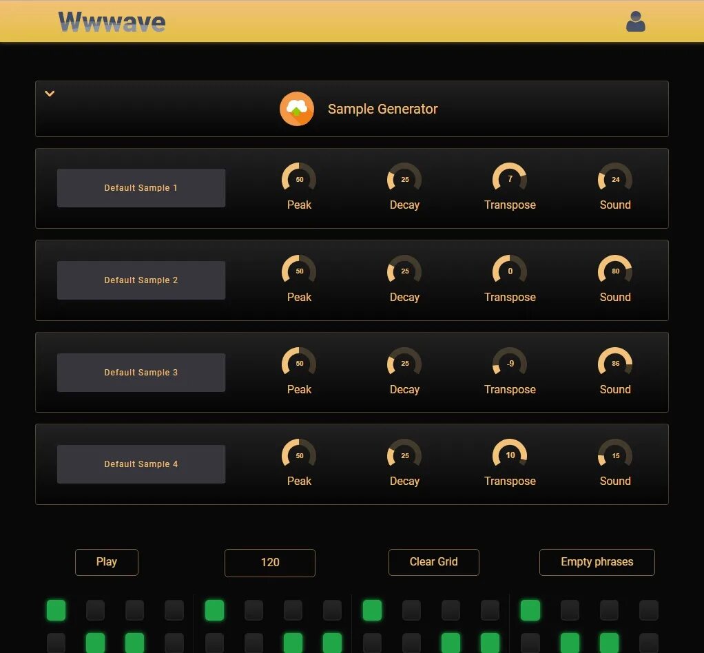 Sample generator