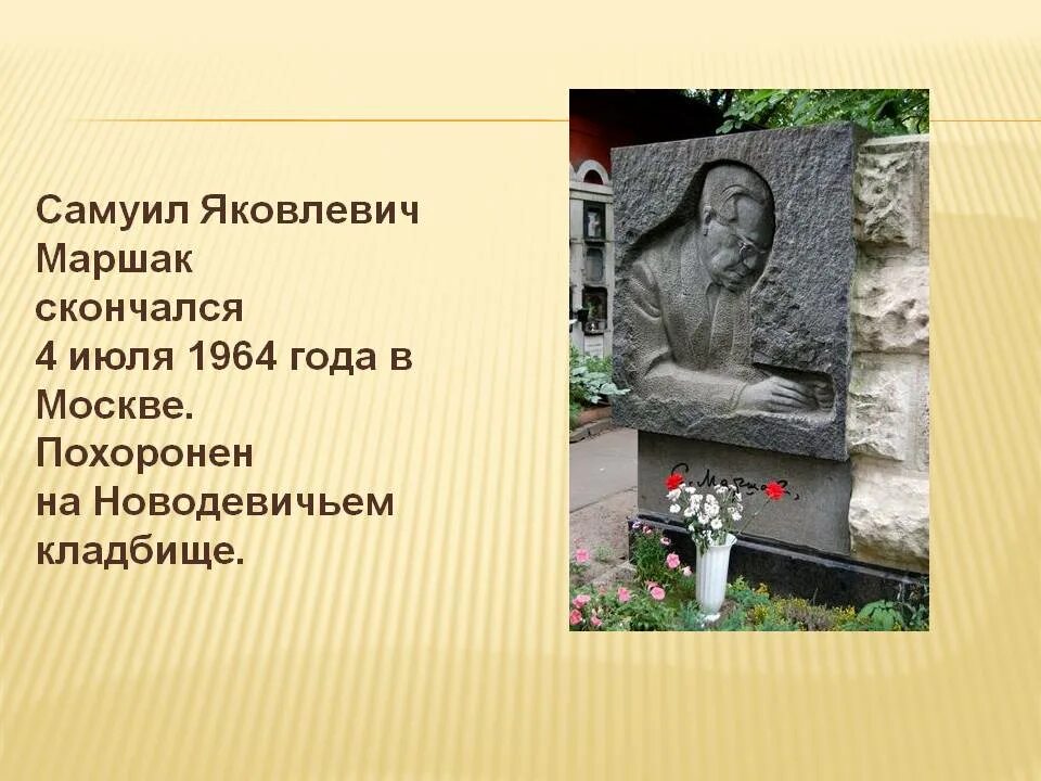 Когда умер маршак. Новодевичье кладбище Маршак. Могила Маршака. Смерть Маршака.